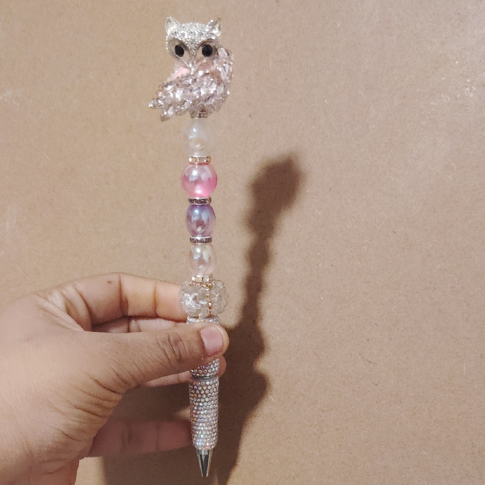Fancy Fox Beaded Pen